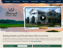 Tablet Screenshot of hancockfh.com